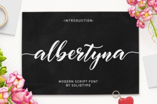 Albertyna: A Modern Script Font for Campaigns