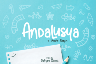 Andalusya: A Playful Script Font for Editorial Design