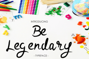 Be Legendary: A Bold Script Font for Marketers