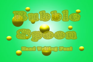 Bubble Spoon: A Playful Script Font for Crafters