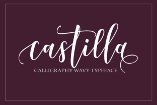 Castilla: A Modern Script Font for Crafters