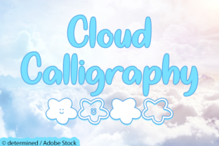 Cloud Calligraphy: A Cute Font for Business Branding