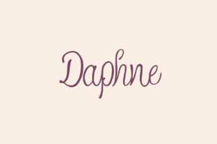 Daphne: A Feminine Script Font for Your Brand