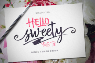 Hello Sweety Trio: A Versatile Script Font for Branding
