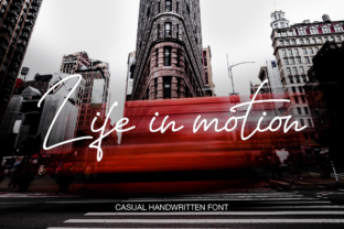 Life in Motion: A Handwritten Font for Makers