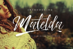 Matelda: A Rustic Script Font for Editorial Design