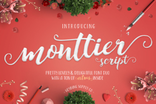 Monttier: A Premium Script Font for Editorial Design