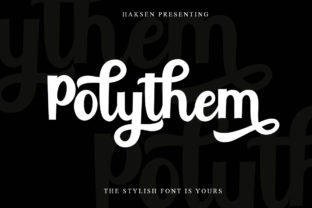 Polythem: A Premium Script Font for Brand Identity