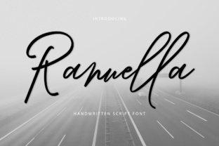 Ranuella: A Modern Script Font for Crafters