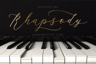 Rhapsody: A Gentle Script Font for Editorial Design