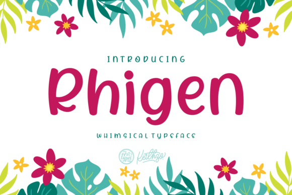 Rhigen: A Playful Script Font for Campaigns