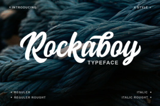 Rockaboy: A Bold Display Font for Editorial Design