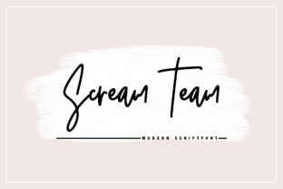 Scream Team: A Fresh Handmade Calligraphy Font for Crafters