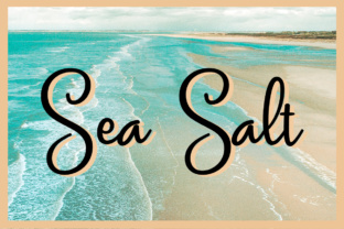 Sea Salt: A Nostalgic Script Font for Crafters