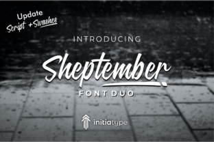 Sheptember: A Classy Script Font for Editorial Design
