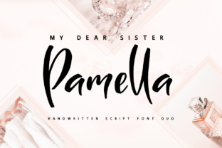 Sister Pamella: A Craft-Ready Script and Sans Serif Font Duo