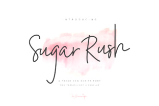 Sugar Rush: A Classy Script Font for Makers