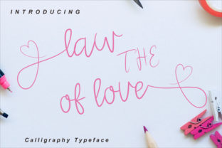 The Law of Love: A Modern Script Font for Web Design