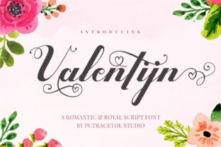Valentijn: A Royal Script Font for Editorial Design