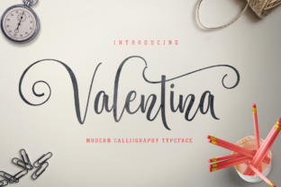 Valentina: A Luxurious Script Font for Makers